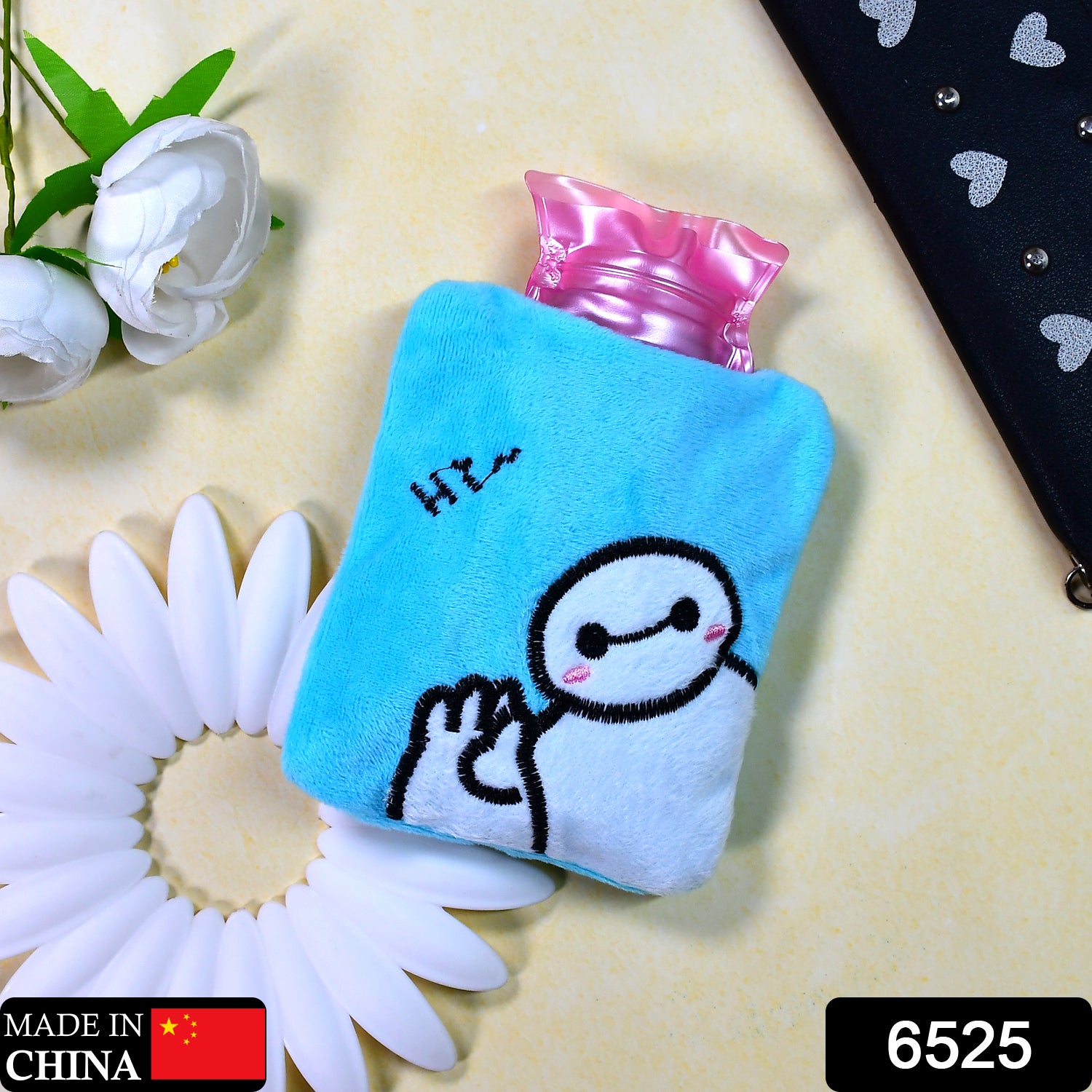 6525 Blue Baymax Small Hot Water Bag With Cover For Pain Relief Neck Shoulder Pain And Hand Feet Warmer Menstrual Cramps. 6525 Blue Baymax Small Hot Water Bag With Cover For Pain Relief Neck Shoulder Pain And Hand Feet Warmer Menstrual Cramps.